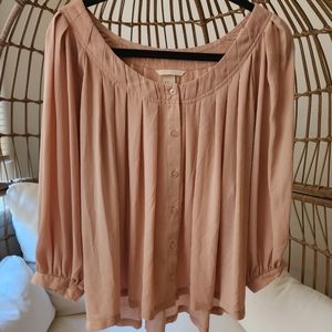 H&M mauve blouse size 12